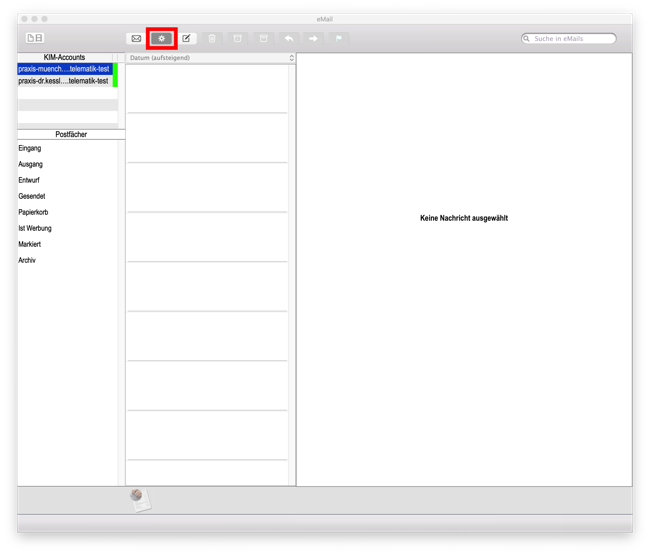 1.1 Listen-KIM - Zahnrad hier auswählen