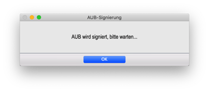 1.6.4-Signierung läuft