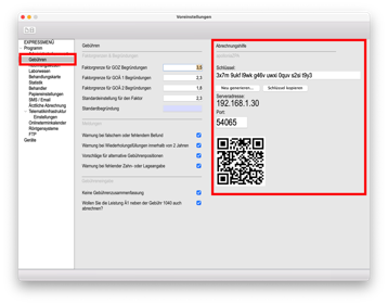 Sie können unter dem Menüpunkt „Gebühren“ nun auch die Abrechnungshilfe „apollonia®ZPA“ als mobile oder Desktopapp mit Ihrem Server verbinden. Weitere Informationen enthalten die Dokumentation und unsere Filme!