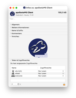 falsche zugriffsrechte