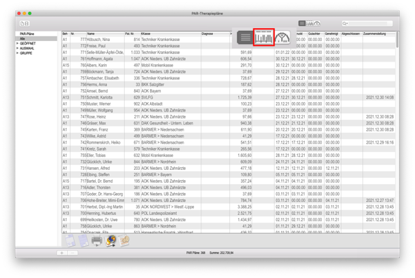 PAR-Liste neue Seite